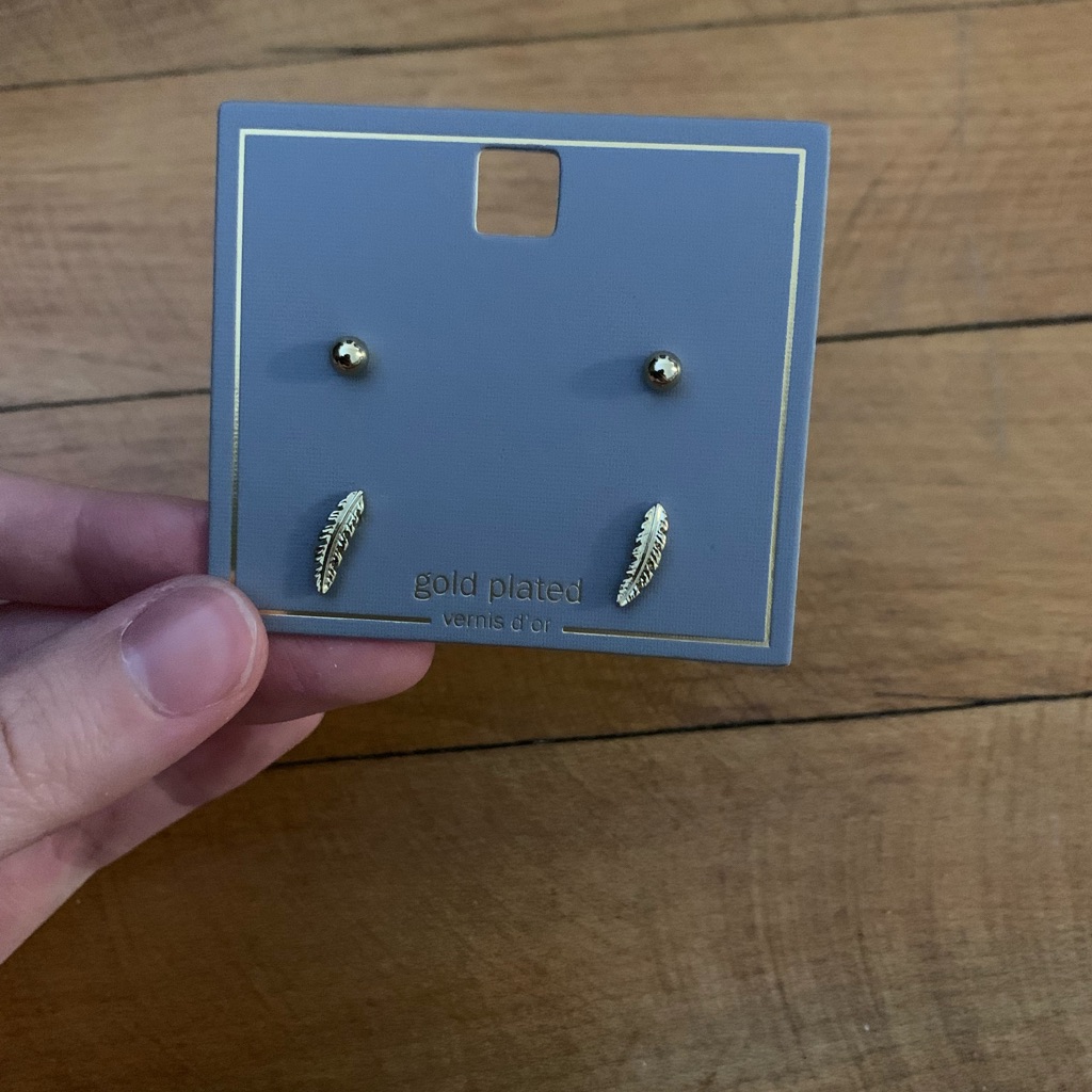 Moving Sale Gold Plated Earring